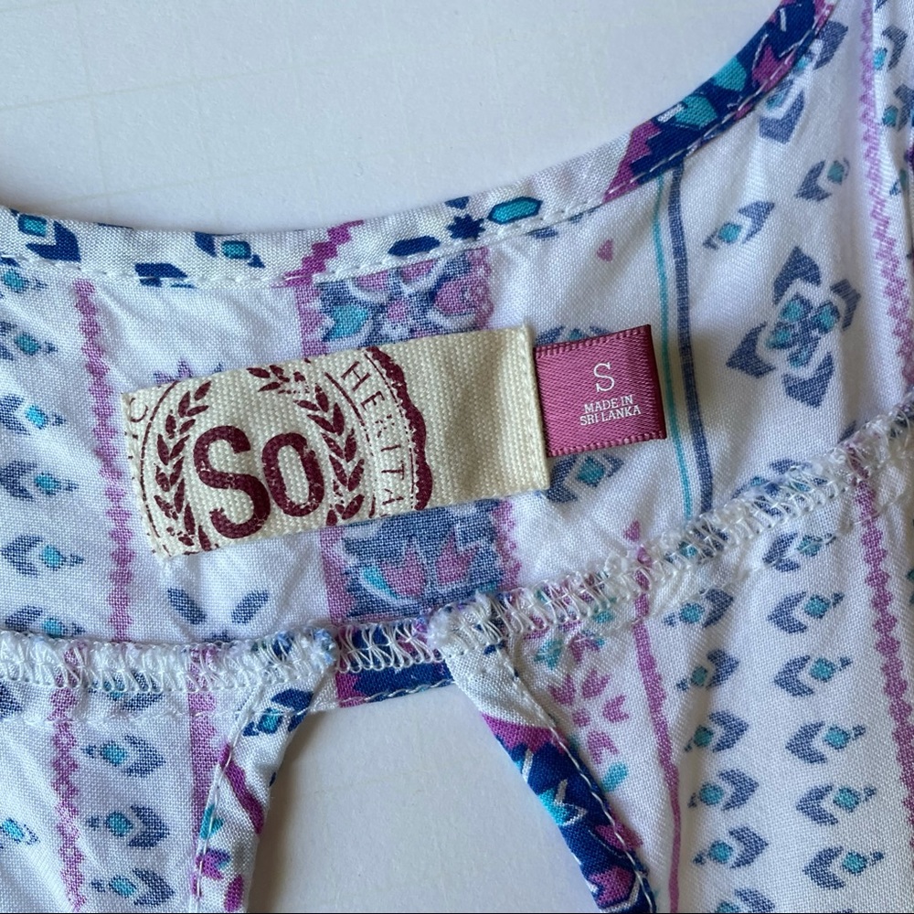 Patterned flowy tank - Picture 2 of 2